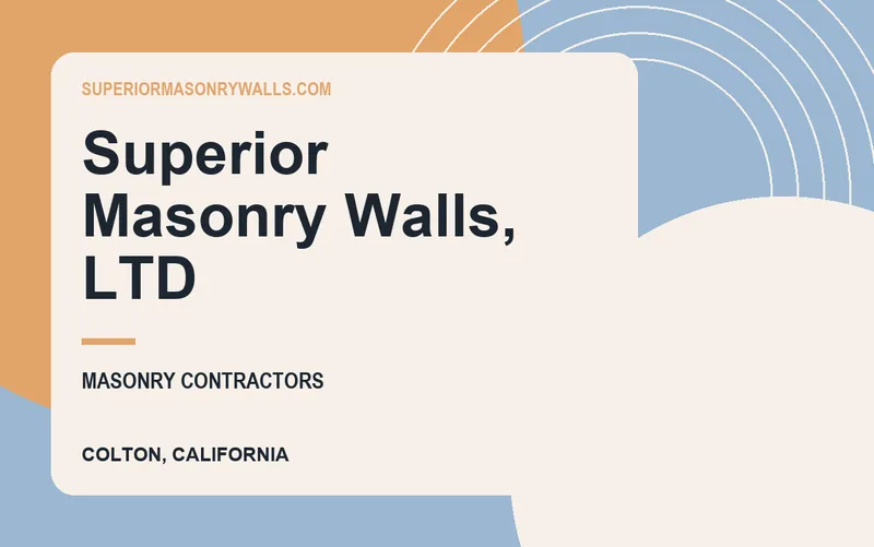 Superior Masonry Walls, LTD in Colton, California