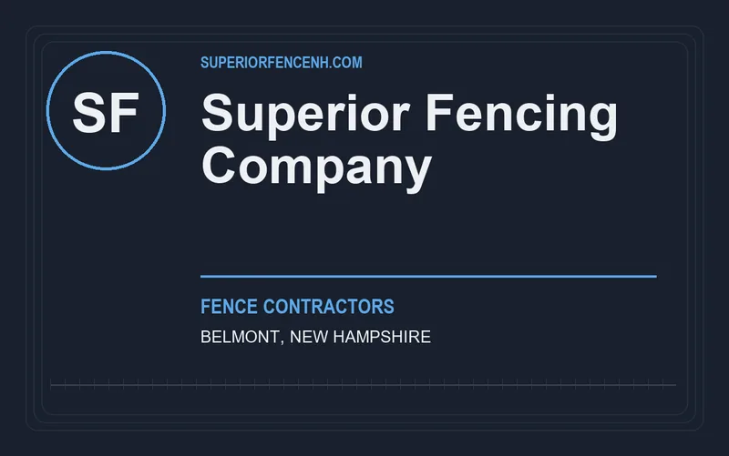 Superior Fencing Company in Belmont, New Hampshire