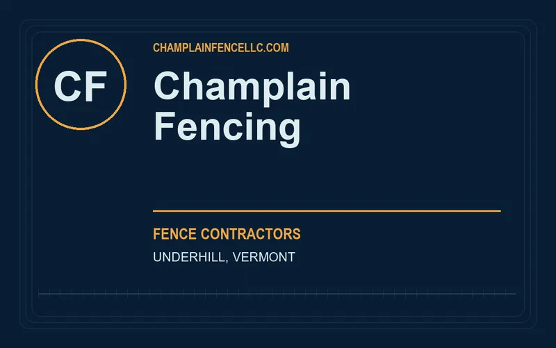 Champlain Fencing in Underhill, Vermont