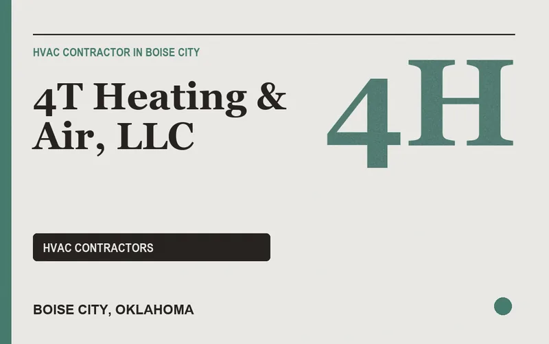 4T Heating & Air, LLC in Boise City, Oklahoma