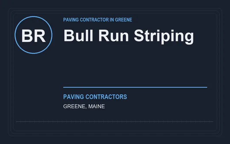 Bull Run Striping in Greene, Maine