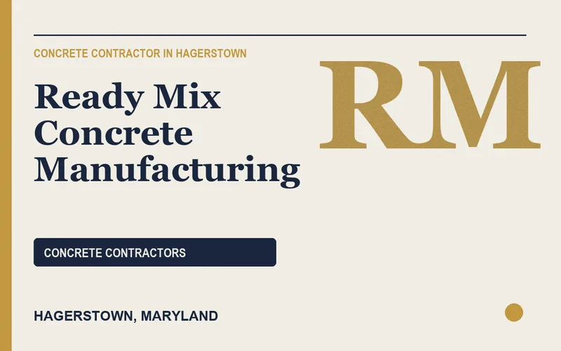 Ready Mix Concrete Manufacturing in Hagerstown, Maryland