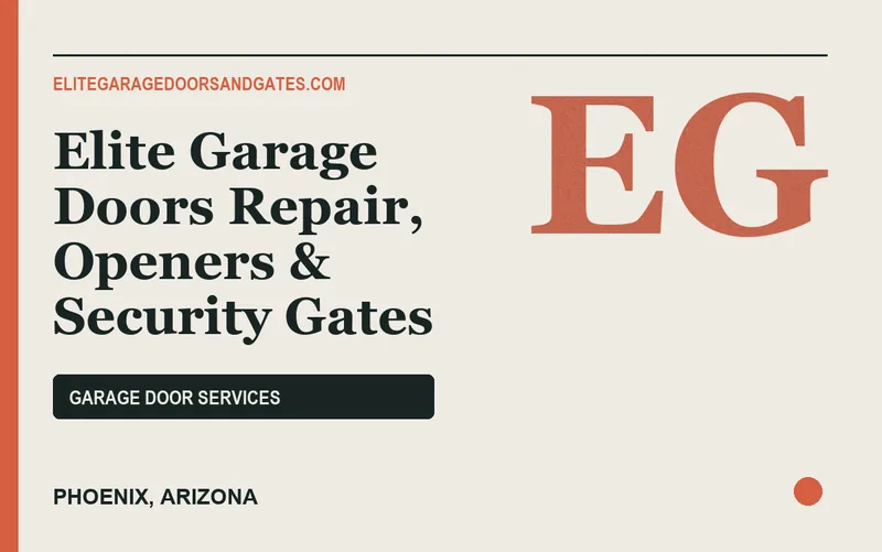 Elite Garage Doors Repair, Openers & Security Gates in Phoenix, Arizona