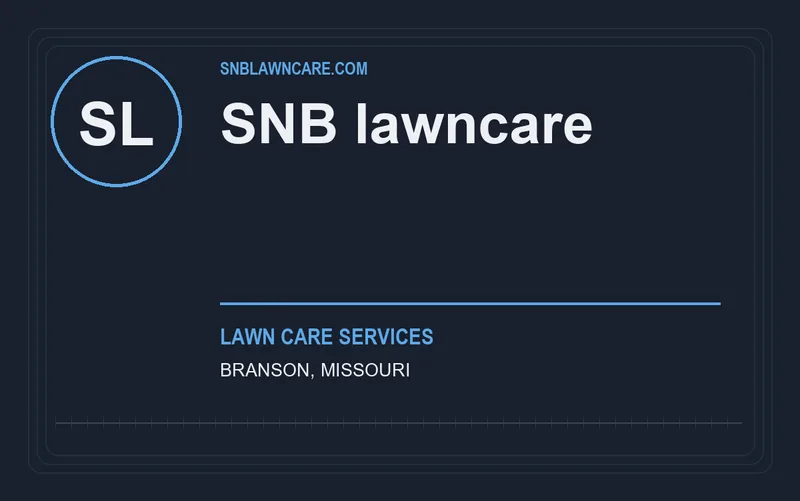 SNB lawncare in Branson, Missouri