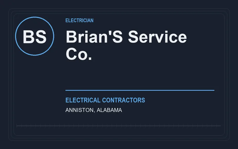 BRIAN'S SERVICE CO. in Anniston, Alabama