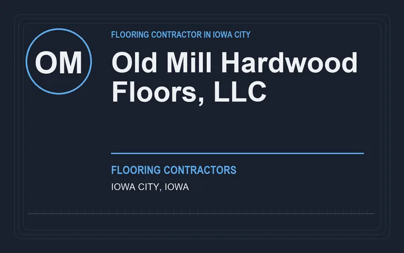 Old Mill Hardwood Floors, LLC in Iowa City, Iowa