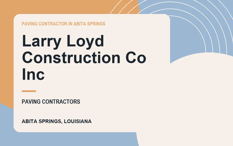 Larry Loyd Construction Co Inc in Abita Springs, Louisiana