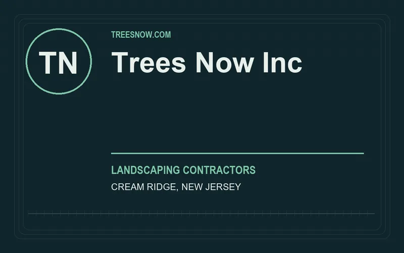 Trees Now Inc in Cream Ridge, New Jersey