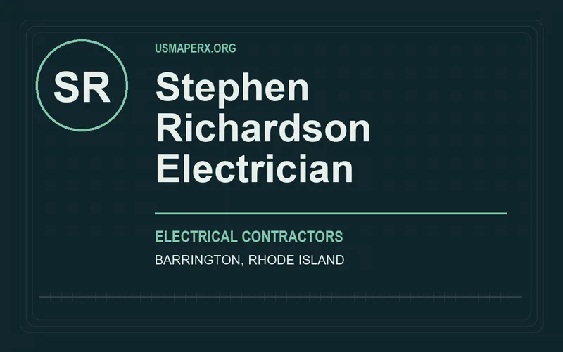 Stephen Richardson Electrician in Barrington, Rhode Island