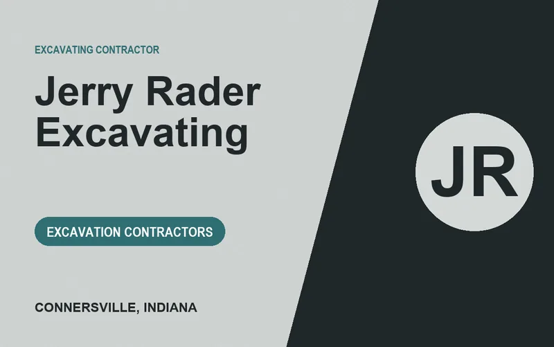 Jerry Rader Excavating in Connersville, Indiana