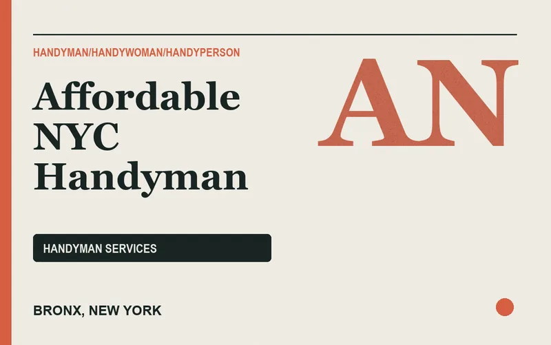 Affordable NYC Handyman in Bronx, New York
