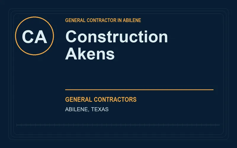 Construction Akens in Abilene, Texas