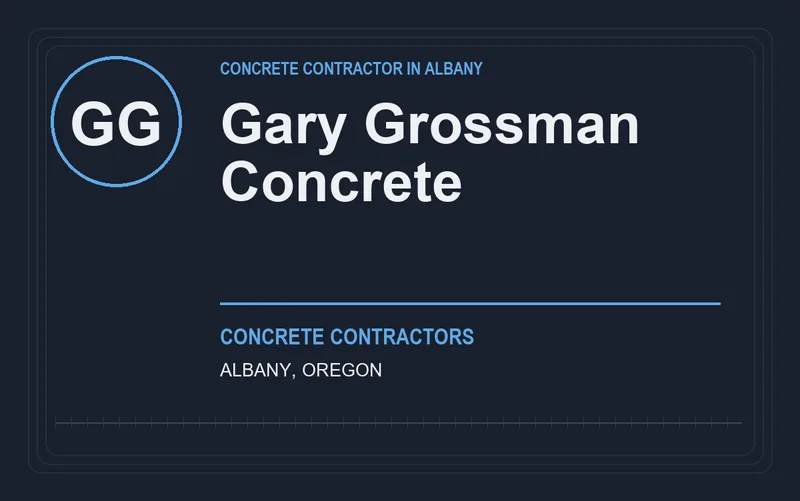Gary Grossman Concrete in Albany, Oregon