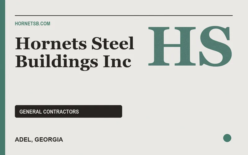Hornets Steel Buildings Inc in Adel, Georgia