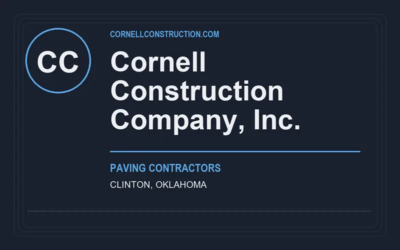 Cornell Construction Company, Inc. in Clinton, Oklahoma