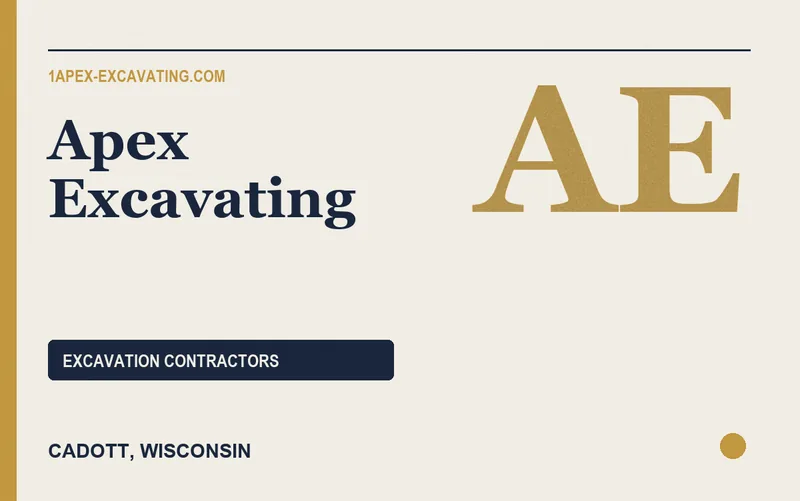 Apex Excavating in Cadott, Wisconsin
