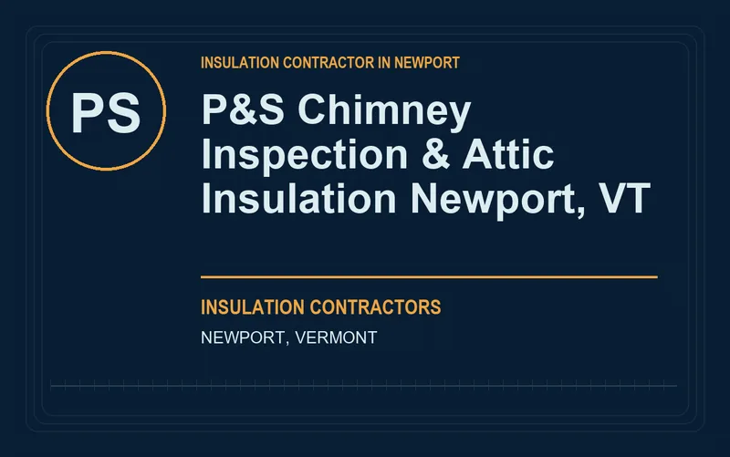 P&S Chimney Inspection & Attic Insulation Newport, VT in Newport, Vermont