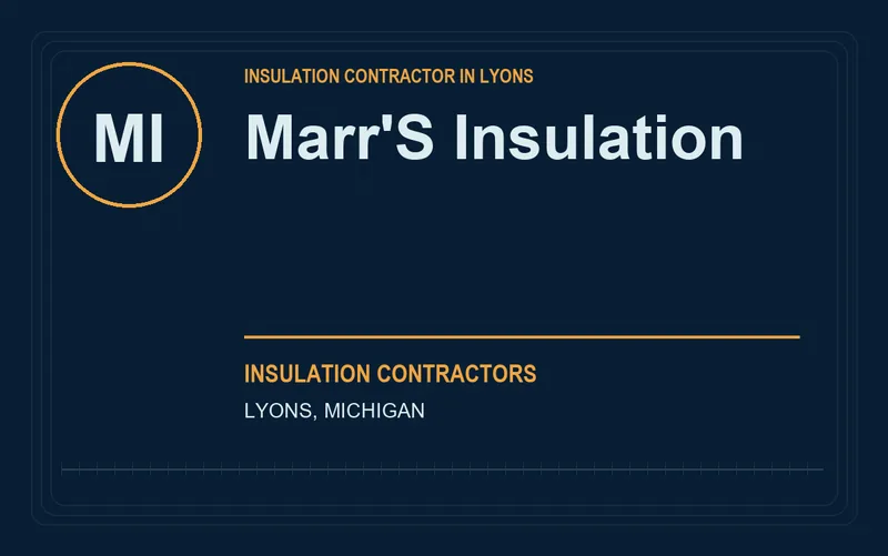 MARR'S INSULATION in Lyons, Michigan