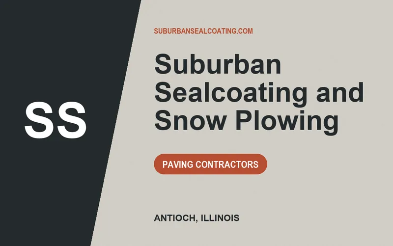 Suburban Sealcoating and Snow Plowing in Antioch, Illinois