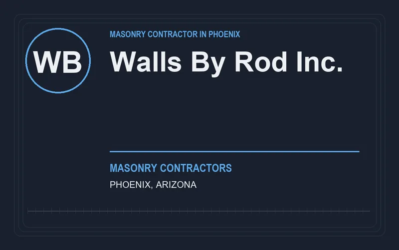 WALLS BY ROD INC. in Phoenix, Arizona