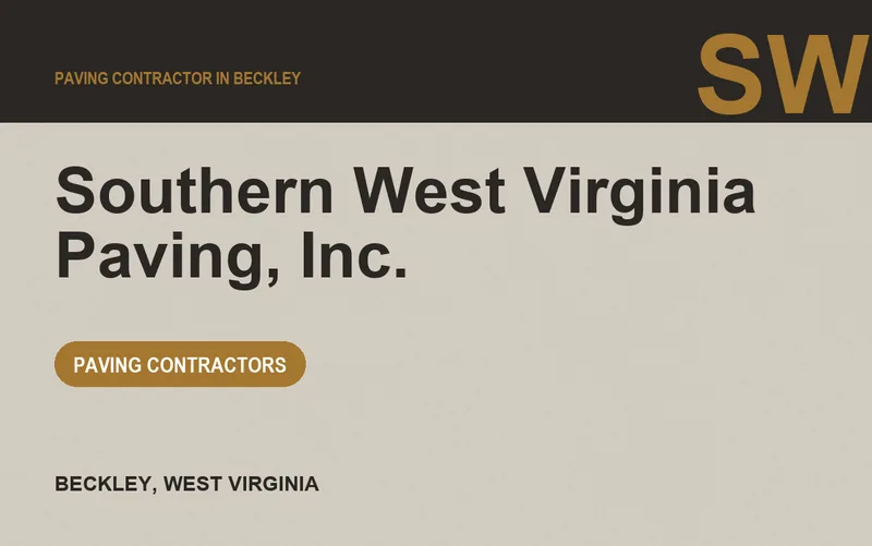 Southern West Virginia Paving, Inc. in Beckley, West Virginia