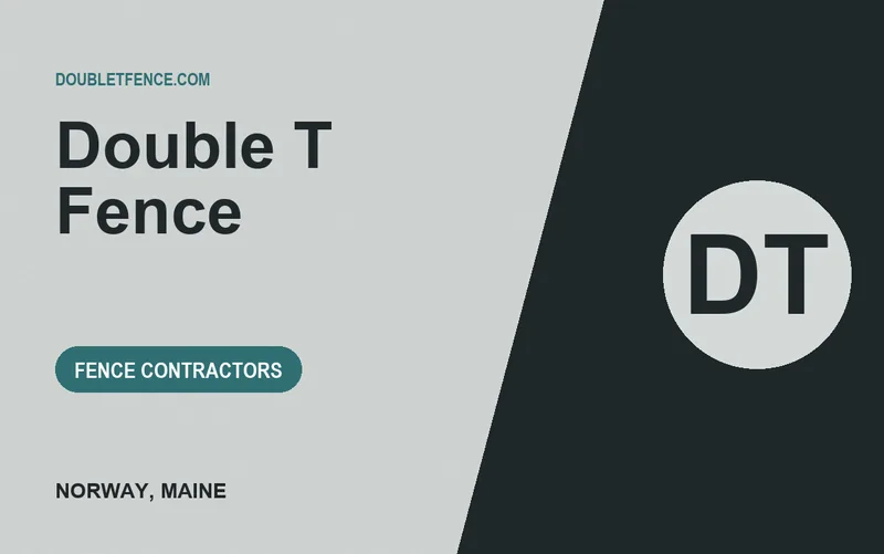 Double T Fence in Norway, Maine