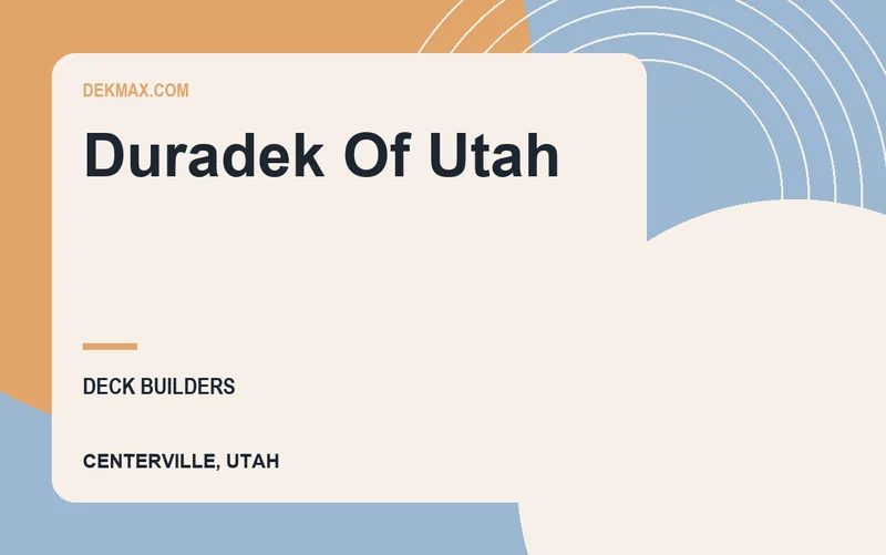Duradek Of Utah in Centerville, Utah