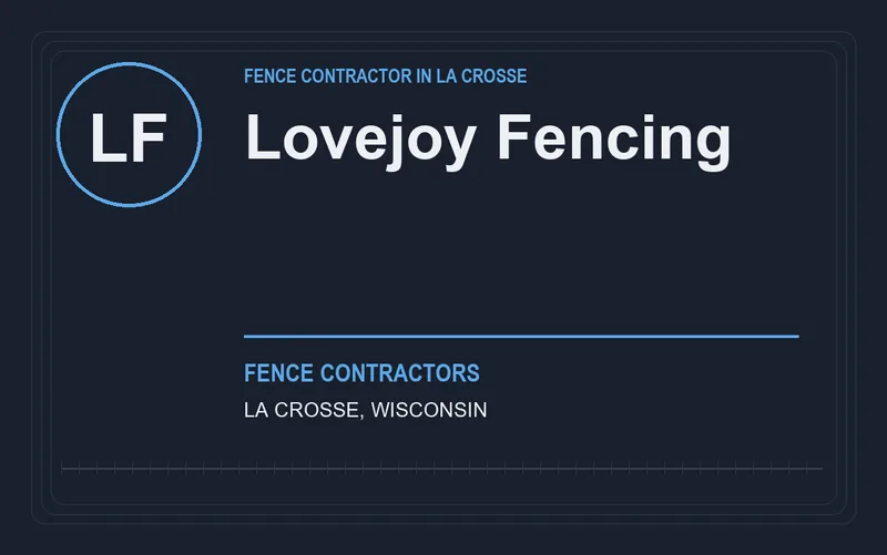 Lovejoy Fencing in La Crosse, Wisconsin
