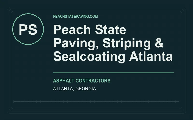 Peach State Paving, Striping & Sealcoating Atlanta in Atlanta, Georgia