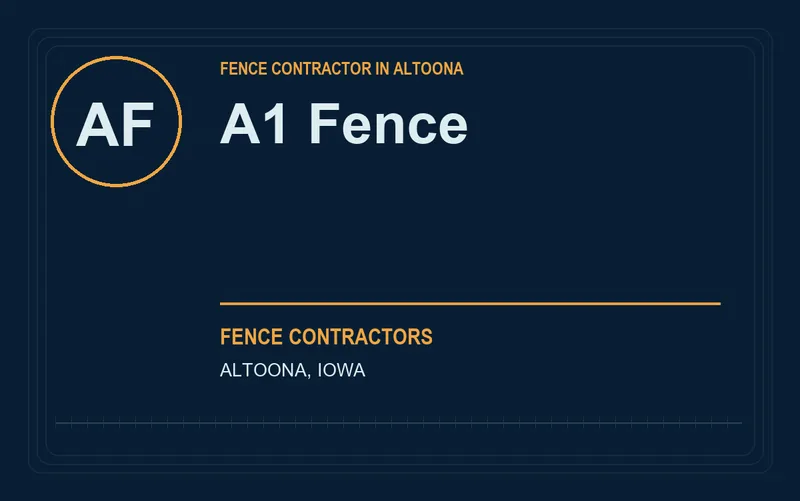 A1 Fence in Altoona, Iowa