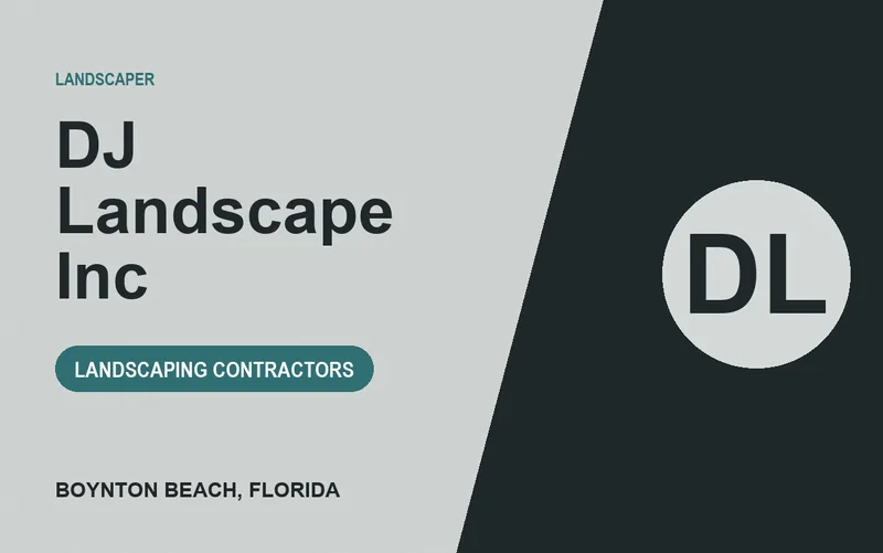 DJ Landscape Inc in Boynton Beach, Florida