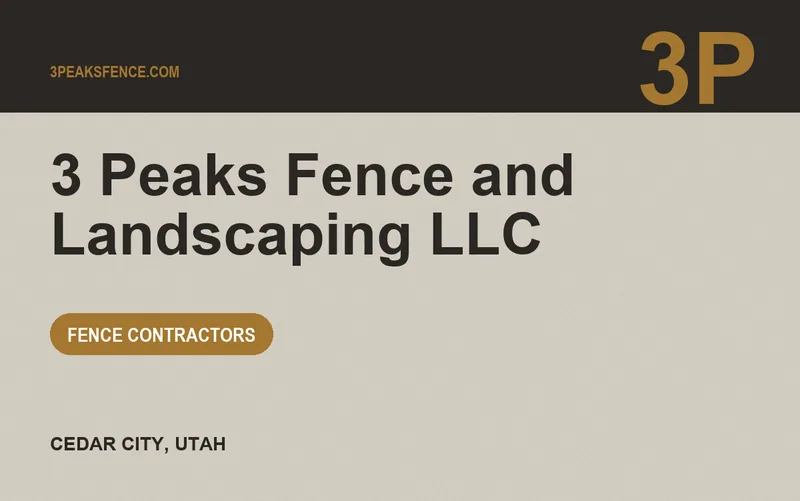 3 Peaks Fence and Landscaping LLC in Cedar City, Utah