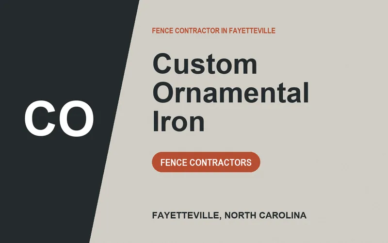 Custom Ornamental Iron in Fayetteville, North Carolina