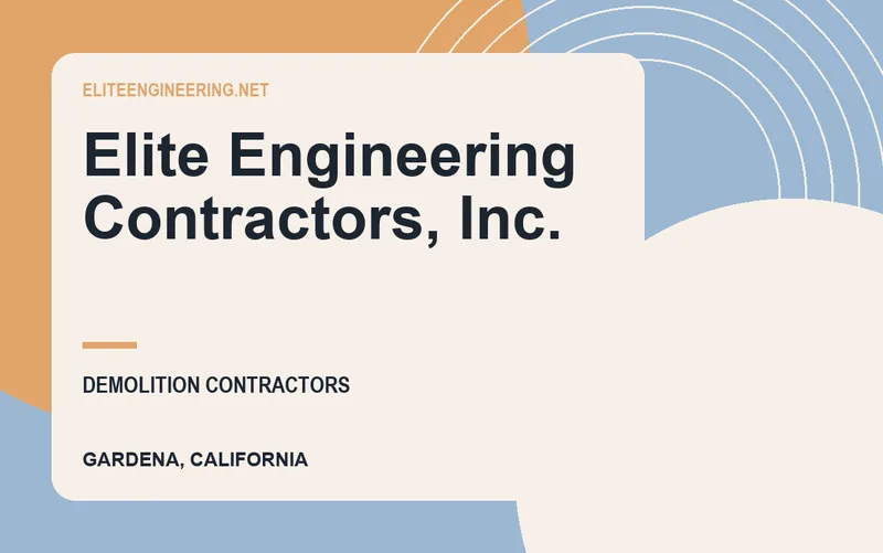 Elite Engineering Contractors, Inc. in Gardena, California