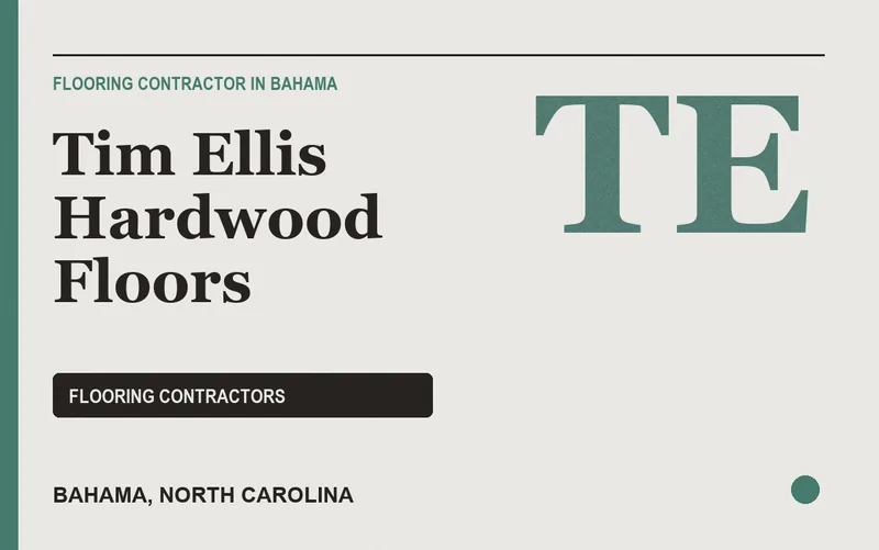 Tim Ellis Hardwood Floors in Bahama, North Carolina
