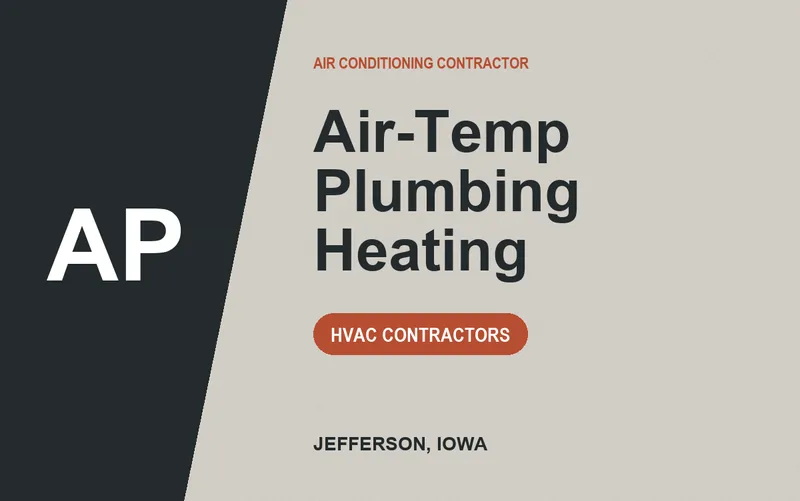 Air-Temp Plumbing Heating in Jefferson, Iowa