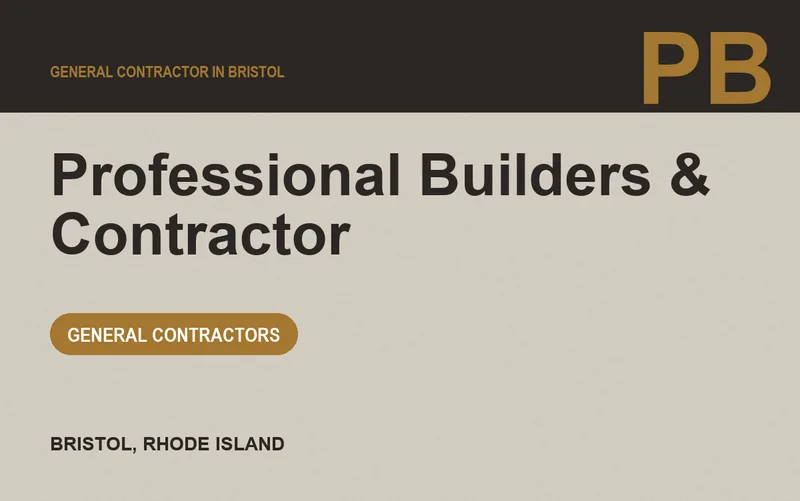 Professional Builders & Contractor in Bristol, Rhode Island