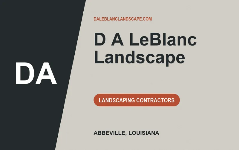 D A LeBlanc Landscape in Abbeville, Louisiana