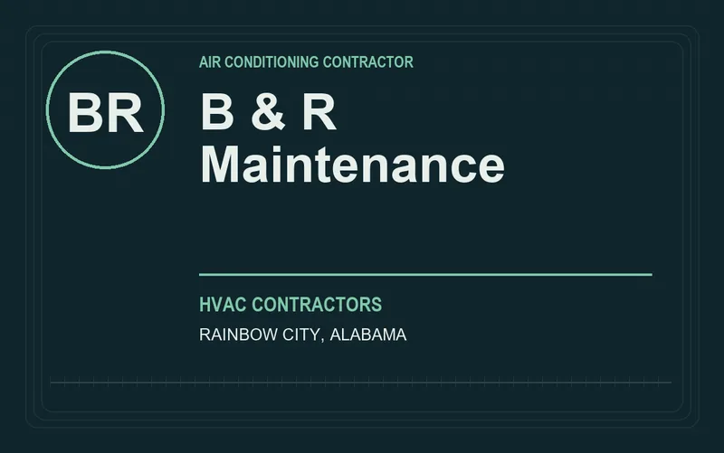 B & R Maintenance in Rainbow City, Alabama
