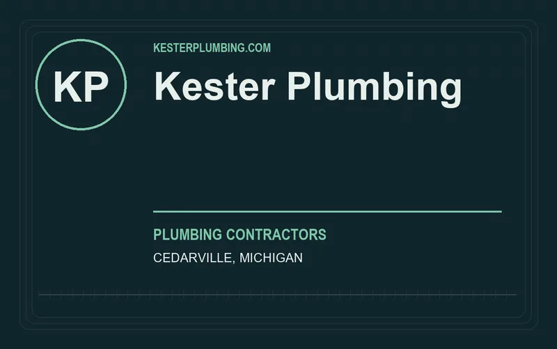 Kester Plumbing in Cedarville, Michigan