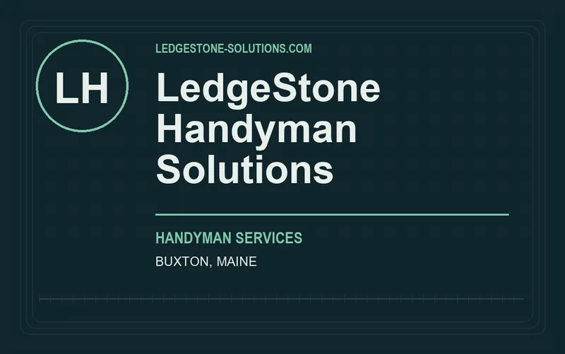 LedgeStone Handyman Solutions in Buxton, Maine