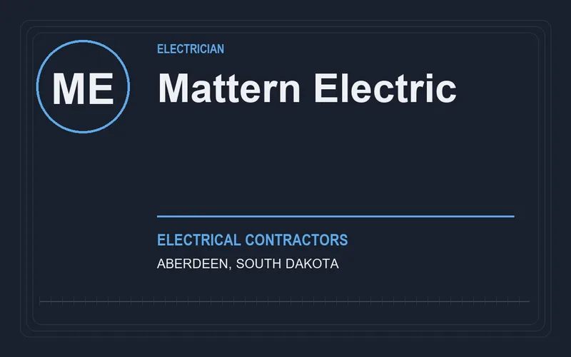 Mattern Electric in Aberdeen, South Dakota
