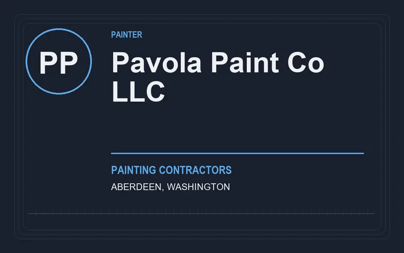 Pavola Paint Co LLC in Aberdeen, Washington