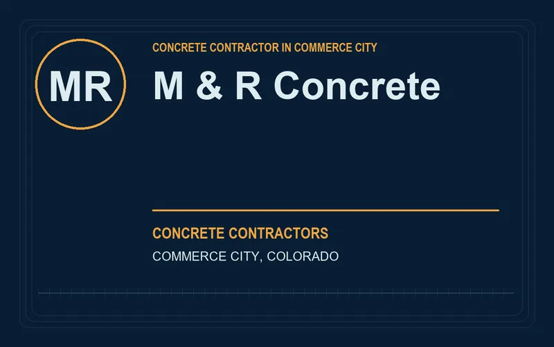 M & R Concrete in Commerce City, Colorado