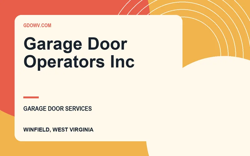 Garage Door Operators Inc in Winfield, West Virginia