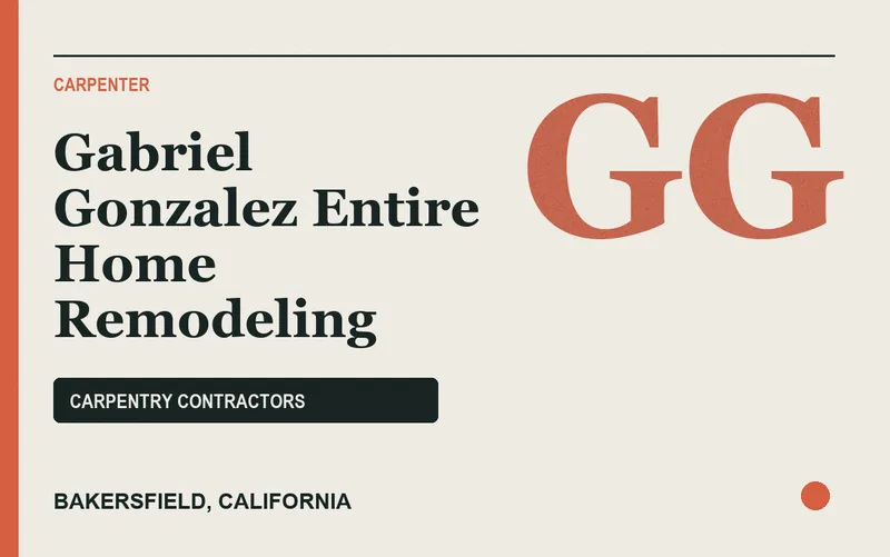 Gabriel Gonzalez Entire Home Remodeling in Bakersfield, California