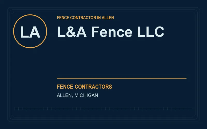 L&A Fence LLC in Allen, Michigan
