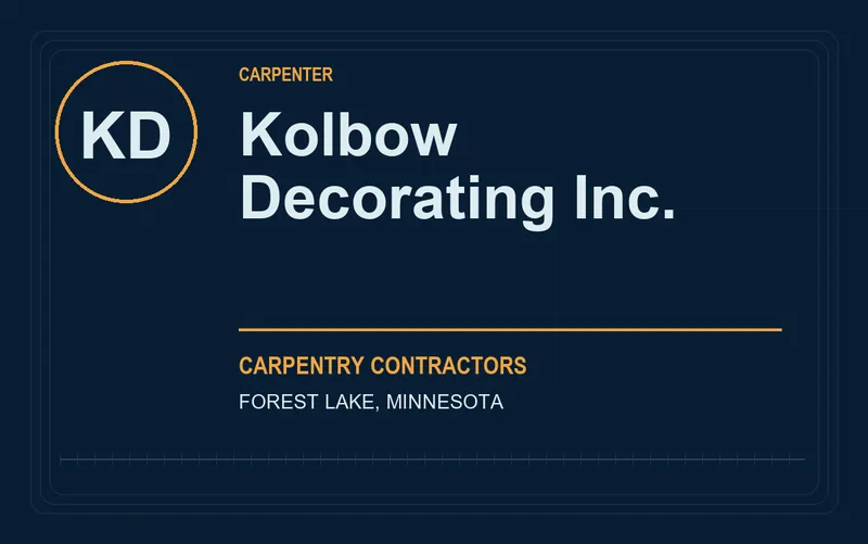 Kolbow Decorating Inc. in Forest Lake, Minnesota