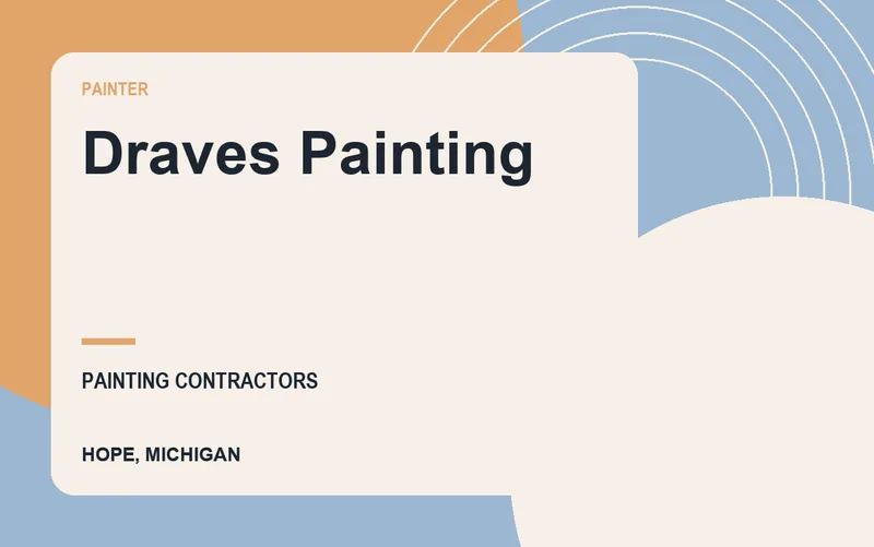 Draves Painting in Hope, Michigan