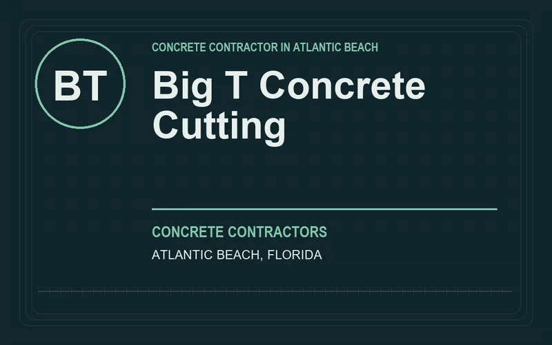 Big T Concrete Cutting in Atlantic Beach, Florida
